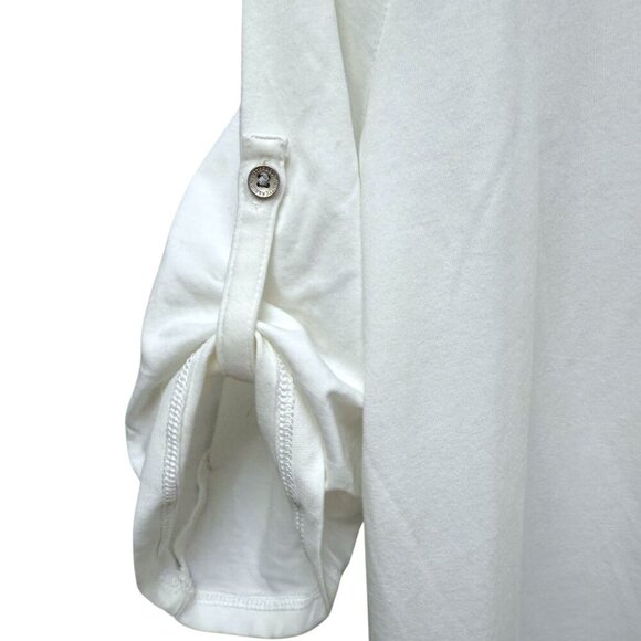 NEW Cutter & Buck White Polo Shirt Womens XXL Elbow Sleeve Drytec Cotton Top NWT - Picture 11 of 13